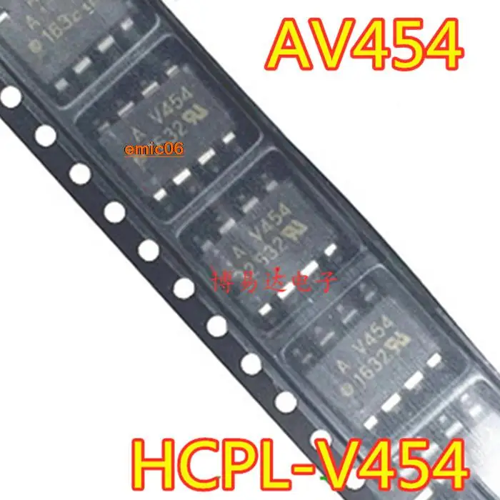 

10pieces Original stock AV454 SOP-8 HCPLV454 A V454 HCPL-V454