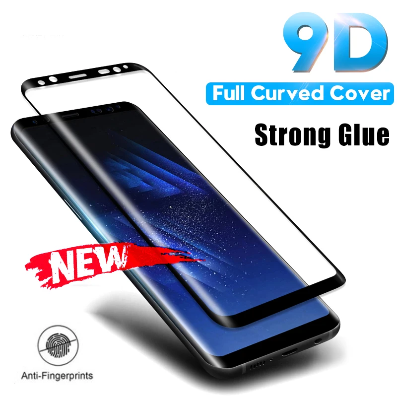 

Full Cover Curved Tempered Glass For Samsung Galaxy S9 S8 Plus Note 9 8 Screen Protector On Samsung S7 S6 Edge Protective Film