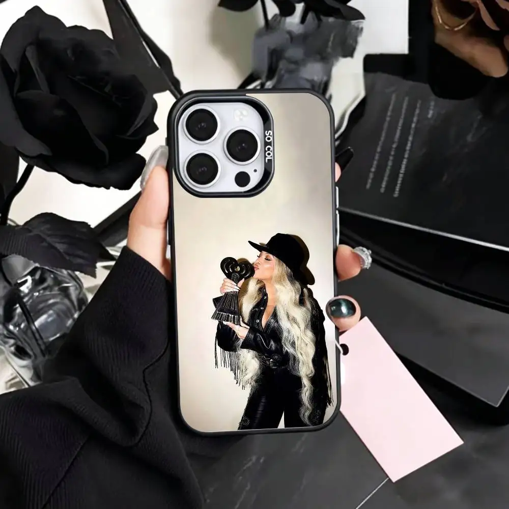 Фото Чехол для телефона B-Beyonce Cowboy для iPhone 17, 16, 15, 14, 13, 12, 11 Plus, Pro Max, цветной, с серебряным покрытием внутри №4