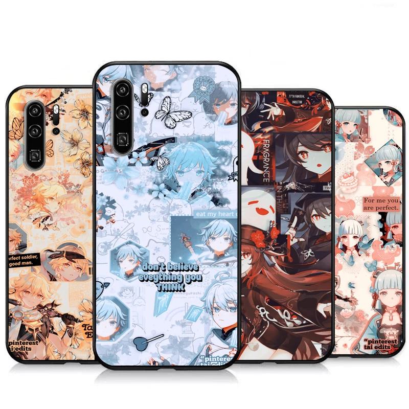 

Genshin Impact Anime Funda Phone Cases For Huawei Honor P40 P30 Pro P30 Pro Honor 8X V9 10i 10X Lite 9A 9 10 Lite Cases