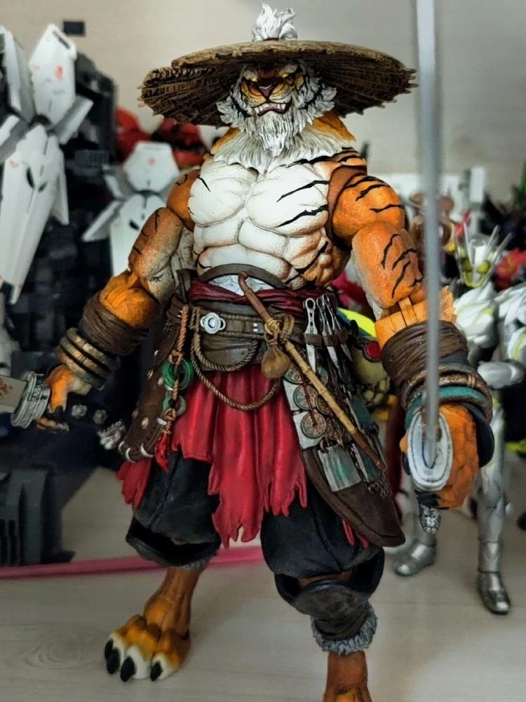 

22cm Original Genuine Jiang Meng Furayplanet Anime Figure Mu-fp003 Wave 3 Hermit Tiger Model Doll Action Figurin Collectible Toy