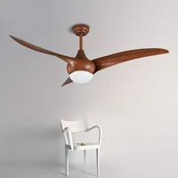 new design simple ceiling fan lamp brown fancy decorative led light fixture dining room kitchen furniture bedroom decor lamparas