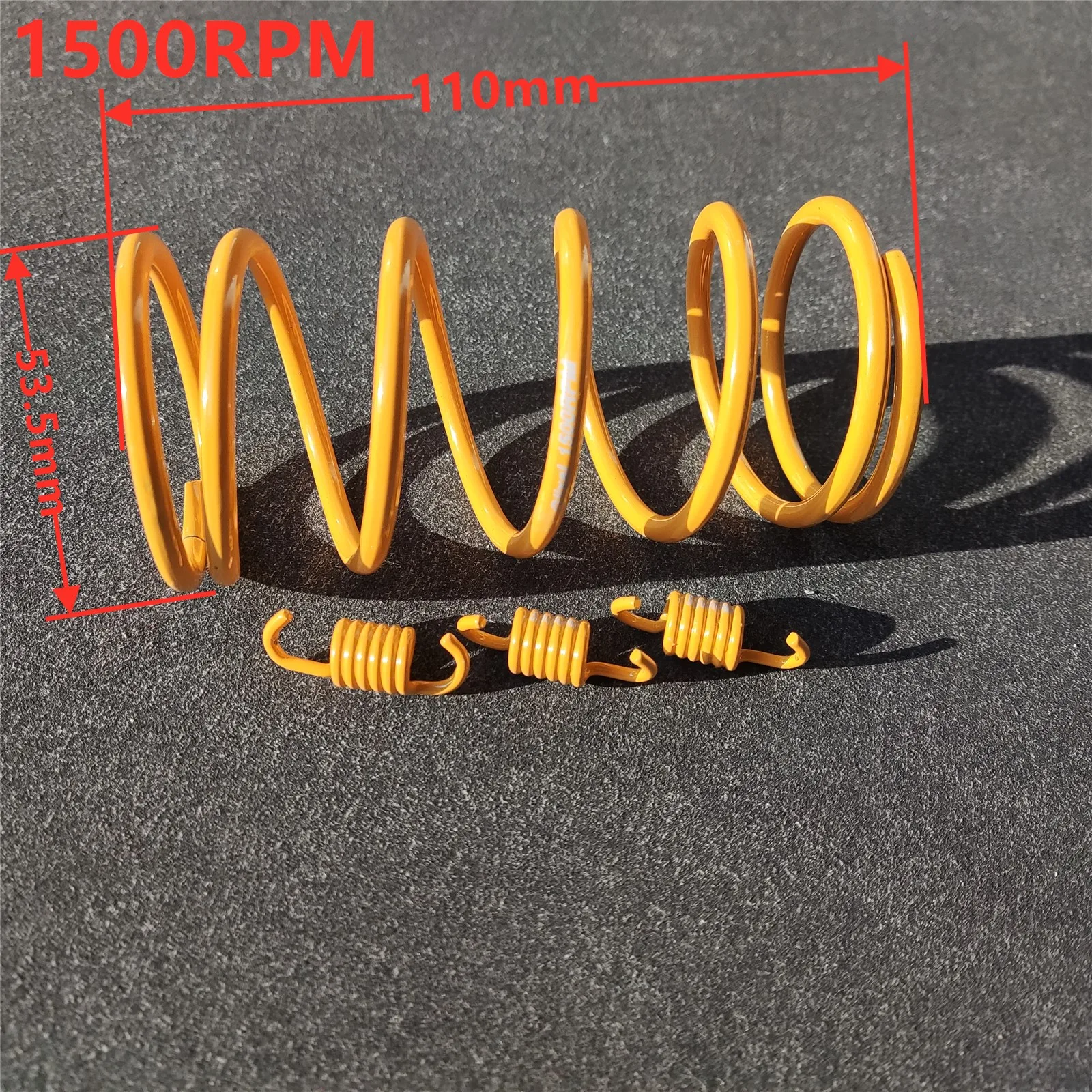 

Glixal Высокопроизводительная модифицированная пружина сцепления для Yamaha Zuma BWS Vino JOG 50cc 2-тактный 1PE40QMB 1000 об/мин 1500 об/мин 2000 об/мин