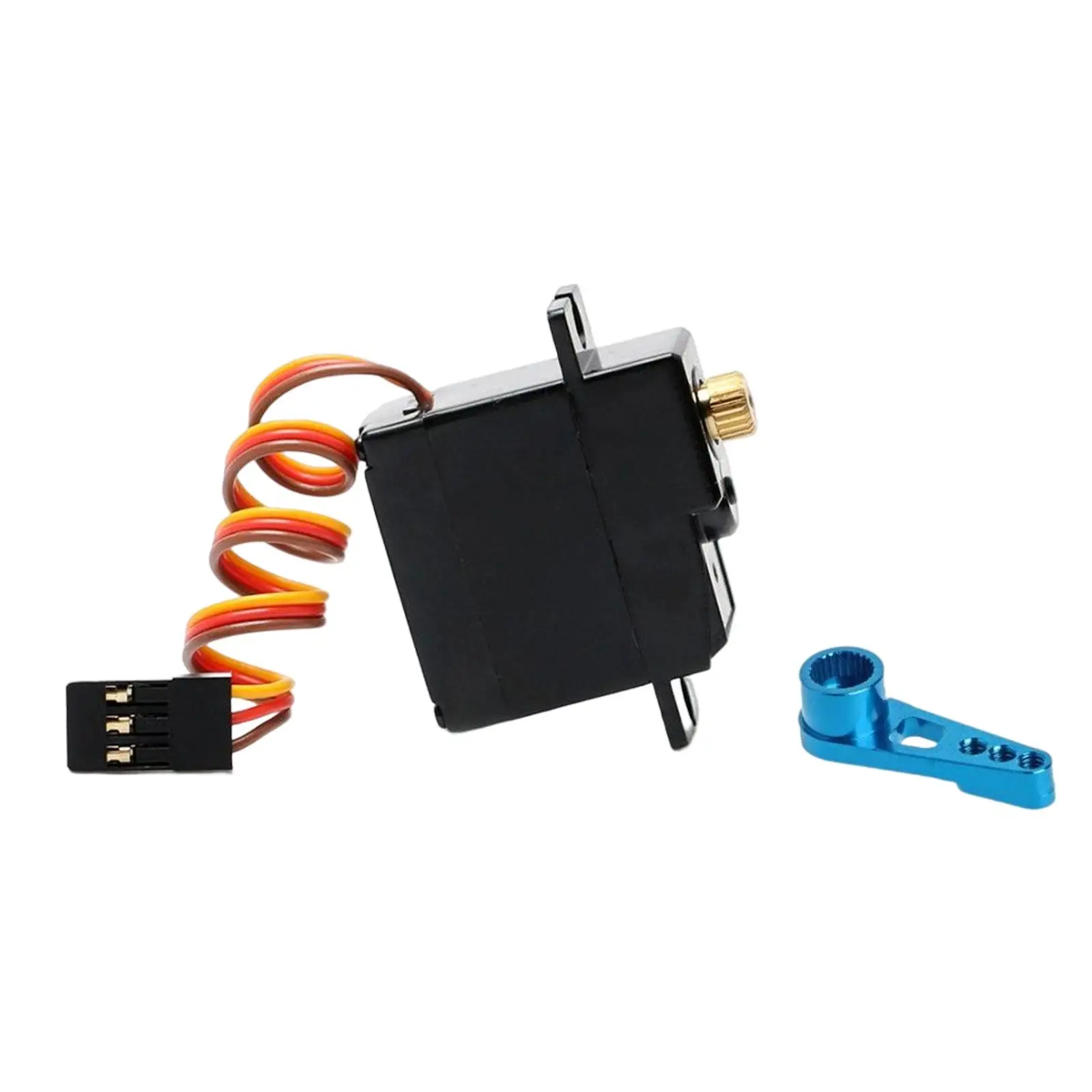 

RC Steering Gear with Servo Arms Upgrade Accessory Vehicles