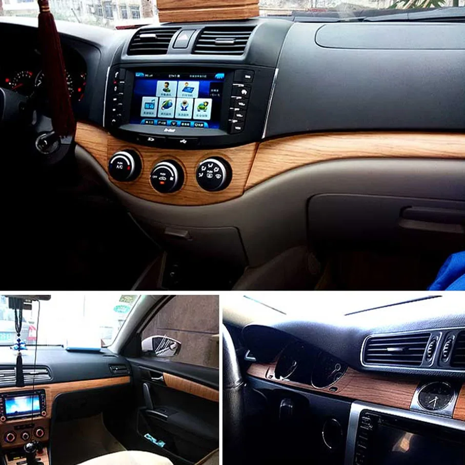 W1352 хорошие ПВХ текстурированные деревянные наклейки для украшения интерьера