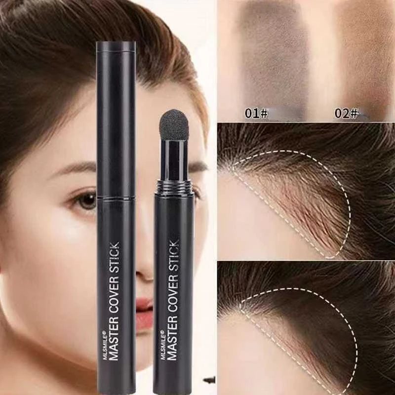Volumizing Hair Fluffy Powder  Black Root Cover Up Natural Hair Filling Hair Line Shadow Powder Hair Concealer Coverage