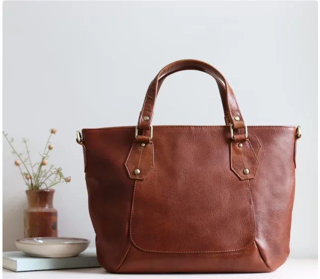 

Casual Soft Large-capacity Handbag Ladies Handbag Designer Old Look Luxury PU Leather Shoulder Bag Retro Big Shopping Wallet