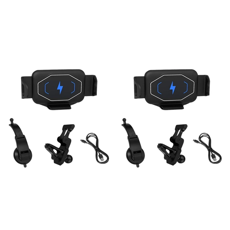 Беспроводное Автомобильное зарядное устройство Qi держатель для быстрой зарядки