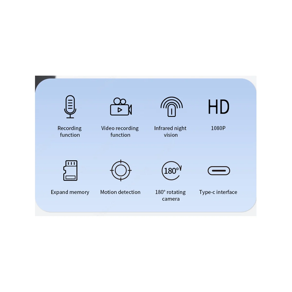 

1080P HD инфракрасная мини-камера ночного видения, маленькая видеокамера, полицейская камера, велосипедная камера, мотоцикл, движение (32G)