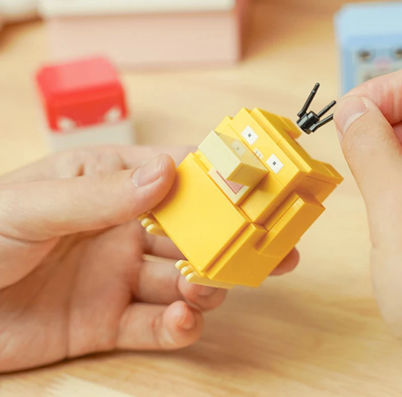 Оригинальный конструктор Покемон квест квадратный Пикачу игрушечный ящик для