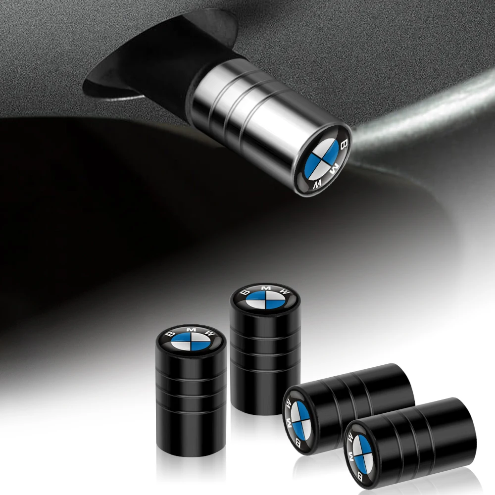 4 шт. автомобильные значки колпачки для клапанов шин аксессуары BMW Performance M Power E90 E91