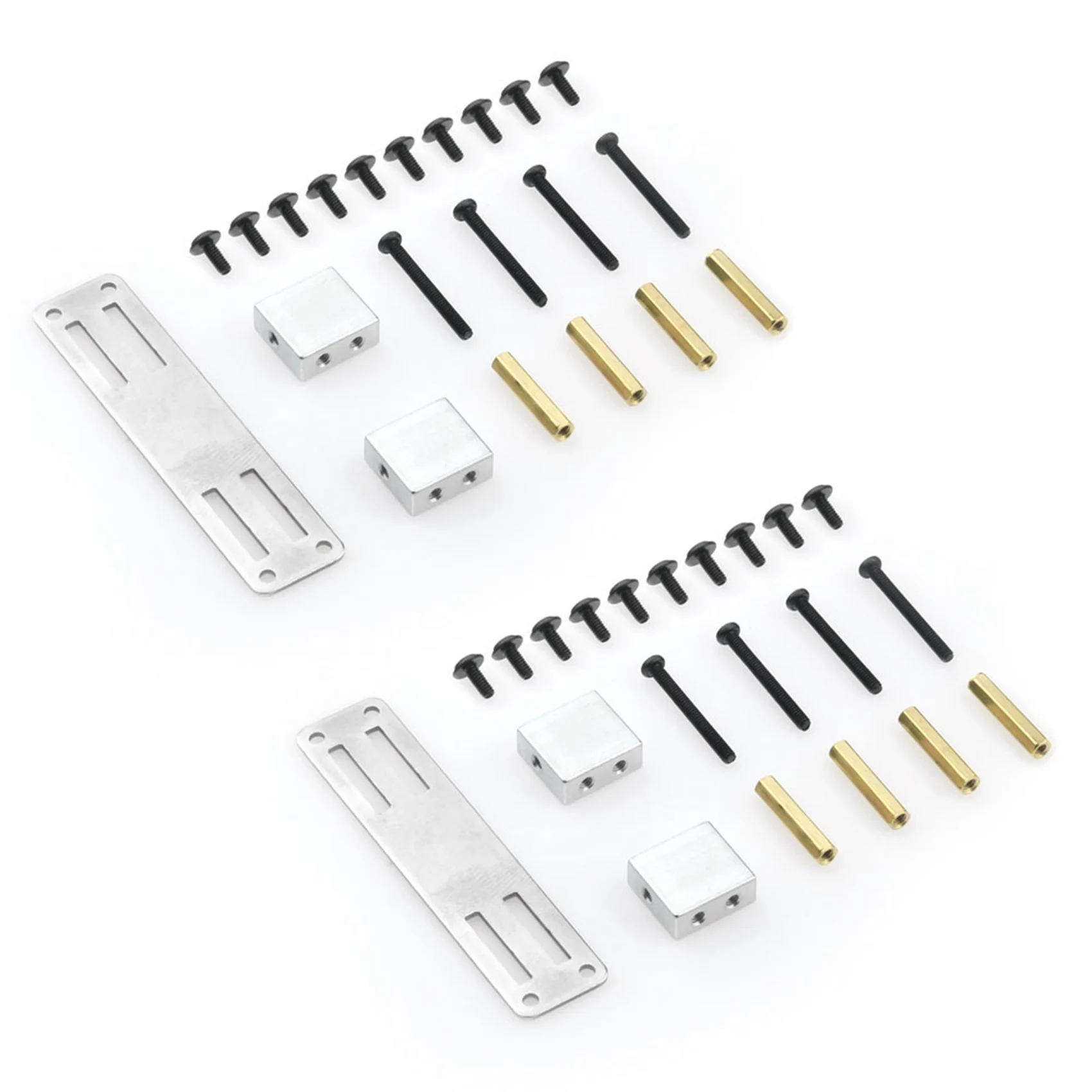 

2X Металлический сервопривод Комплект фиксированного кронштейна для MN D90 D91 D99S MN99S 1/12 RC грузовик автомобиль обновленные детали аксессуары, се...