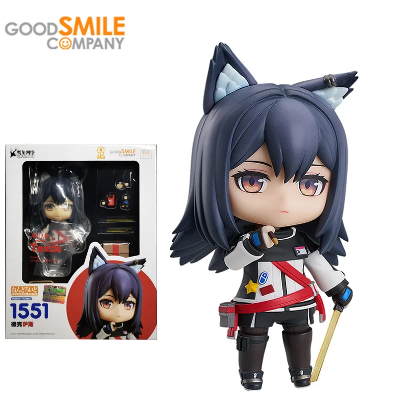 

Original GSC Good Smile GSAS Texas Arknights NENDOROID 1551 Q Version Anime Action Collection Figures Model Toys Gifts for Kids