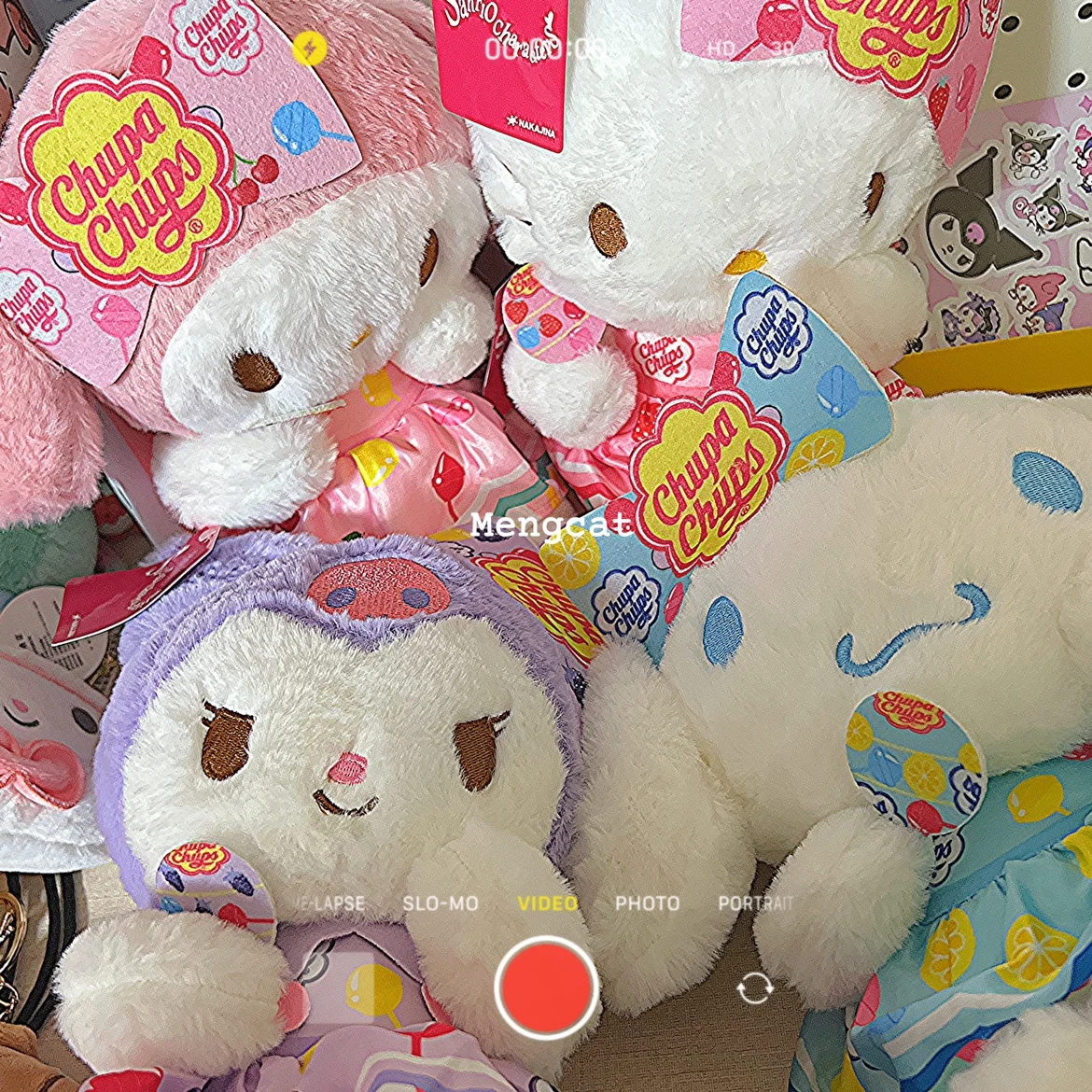 

20cm Sanrio Doll Cartoon Kawali Kuromi Hello Kitty Melody Cinnamoroll Pillow Plush Toys Soft Stuffed Dolls Kids Birthday Gifts