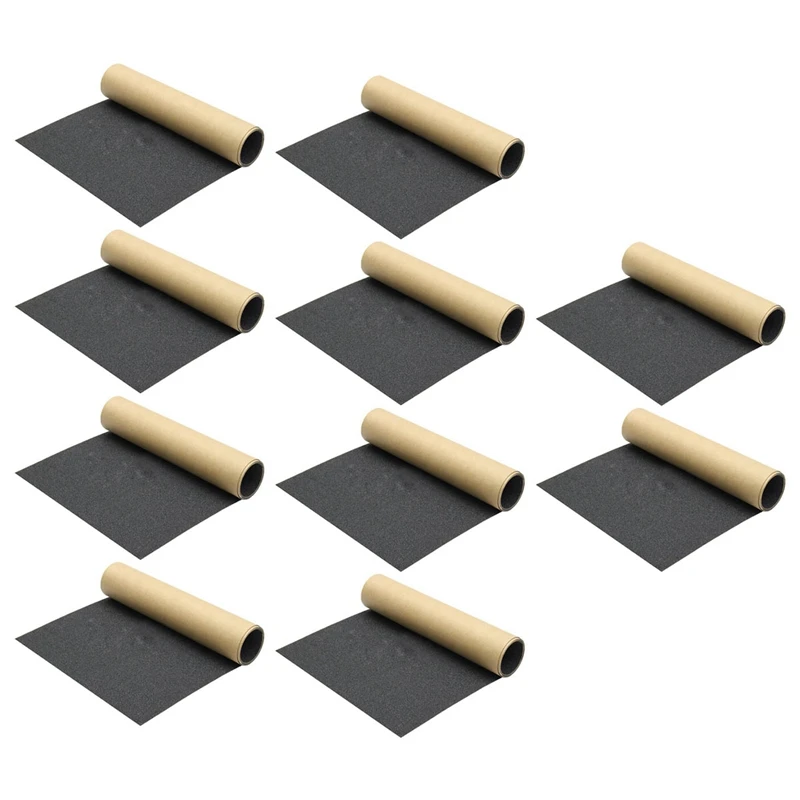

10X 110X 27Cm Waterproof Skateboard Skating Longboard Sandpaper Grip Tape