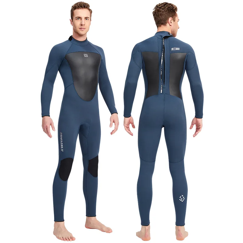 Men's Women's Wetsuit 3mm Neoprene with Rubber Front Panel Couple Wetsuit Plus Size Scuba Diving  Men Wetsuit