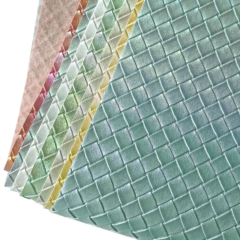 Радужные тисненые листы из искусственной кожи искусственная кожа для украшения