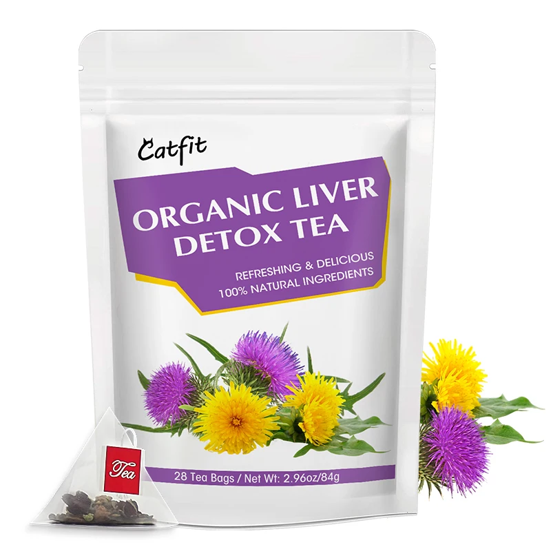 

Catfit Natural Herbal Milk Thistle Liver Care Detox-Tea Clearing Away Heat Detoxifying Prevent Alcohol-injury Organic Turmeric