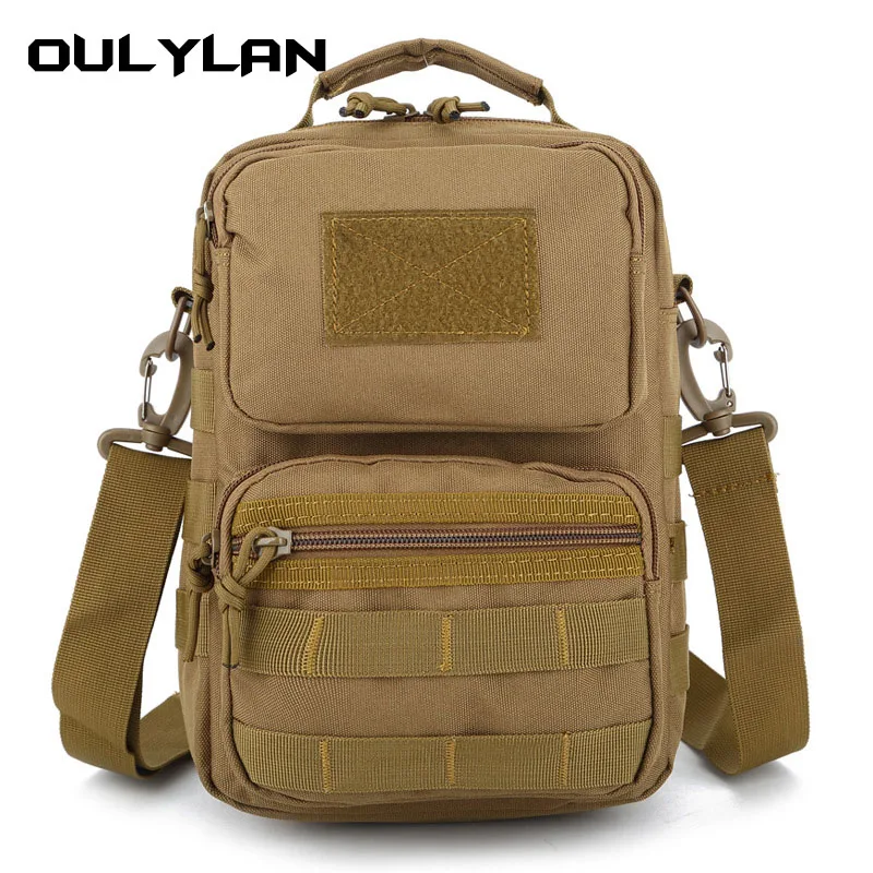 

Fashion Messenger Bag Waterproof Camouflage Backpack Travel Tactic Knapsack Shoulder Bag Army Green Small Bag