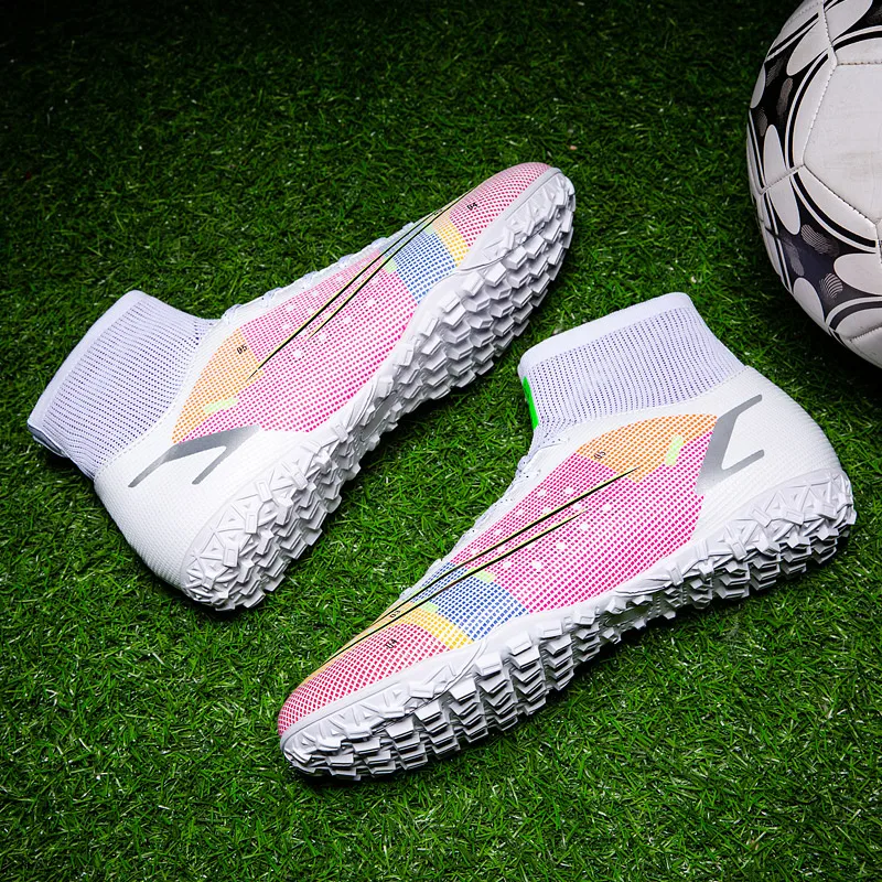 Men's Soccer Shoes Children‘s Football Boots TF/FG Outdoor Grass Proffesional Anti-Slip Soccer Shoes New Arrival 2023 Sneakers