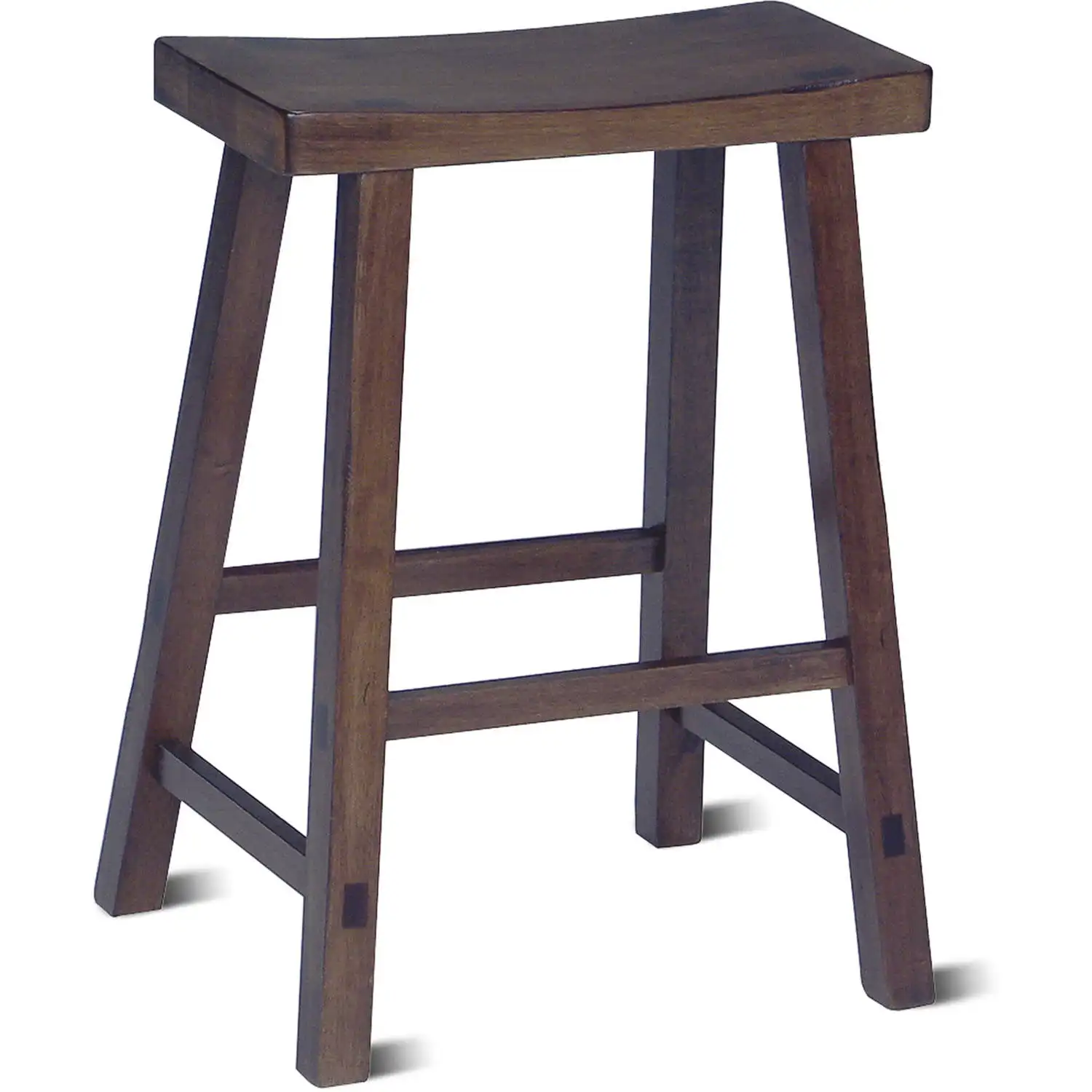 

Wood Saddle Seat Stool 24" - Walnut