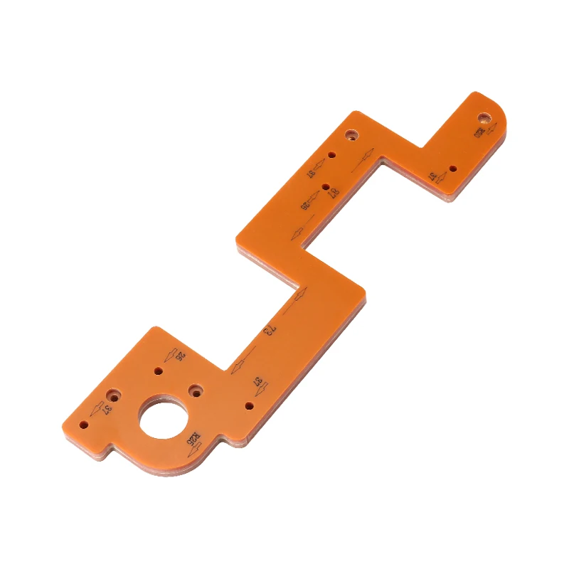 

Шаблон для шлифовки без ручки, деревообрабатывающая невидимая Встраиваемая ручка, шаблон для шлифовки двери шкафа R20/R25, шаблон для угловой резки дуги