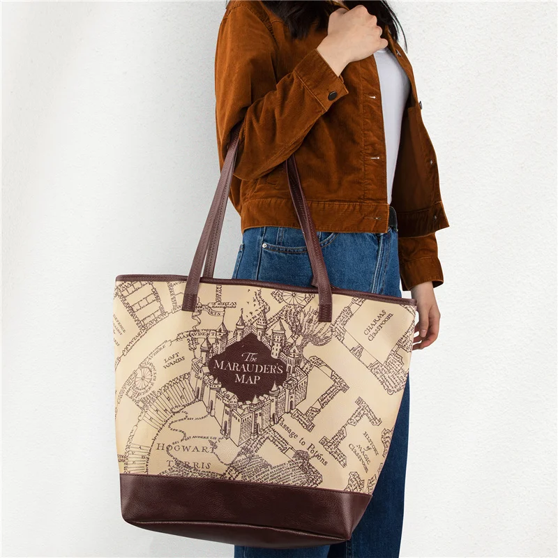 Новинка сумка Harries из искусственной кожи Сумка с картой мародера большая сумочка