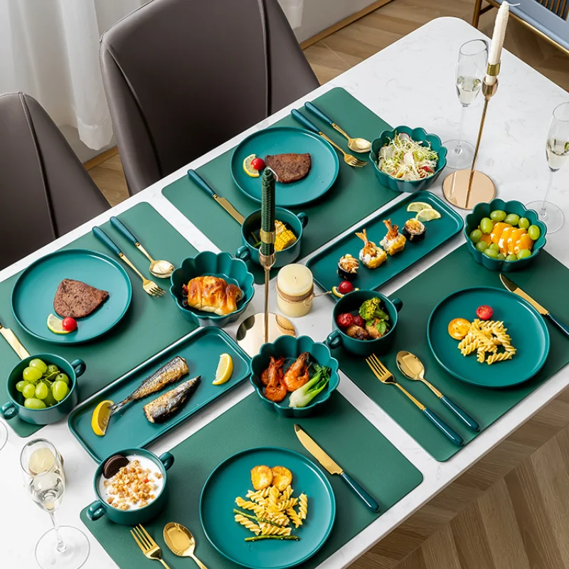 

Свадебные европейские наборы тарелок, столовая посуда, кухонный столовый сервиз, набор тарелок, столовая посуда BD50PS