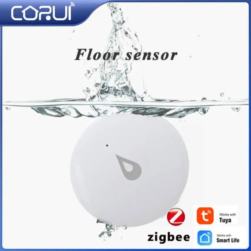 

CORUI Tuya ZigBee Smart Water Leakage Alarm Sensor Wireless Control Smart Home Remote Monitor Alarm Work With Alexa Google Home