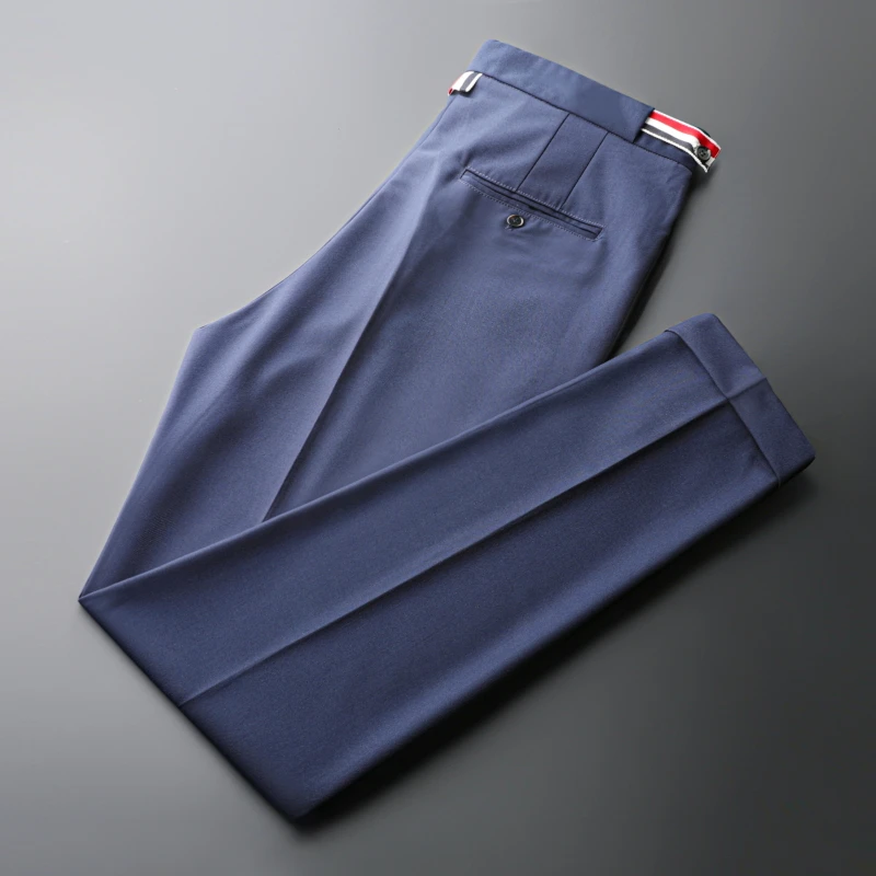 

Autumn and winter new casual slim men's trousers TB large size straight suit pants trousers men's and women's suit pants trend