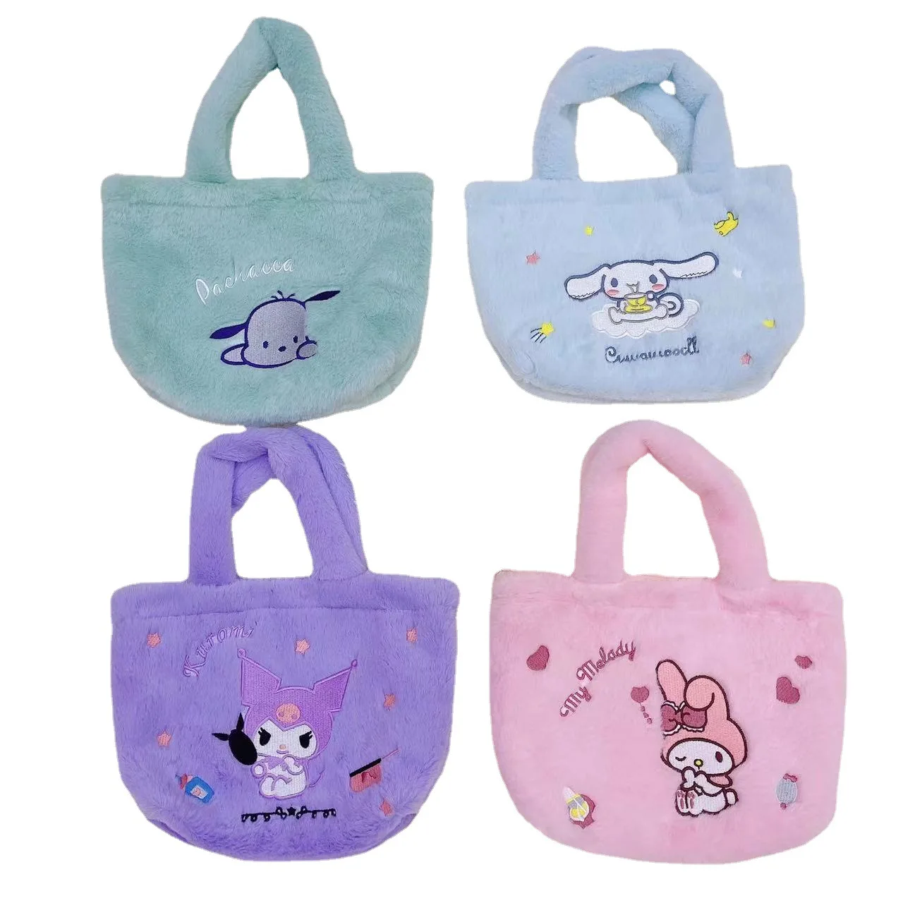 

Hello Kitty Sanrio Plush Hello Kitty Cinnamoroll Kawaii Stuff Plushie Handbag Soft Children Birthday Gifts 산리오 Accessories Bag