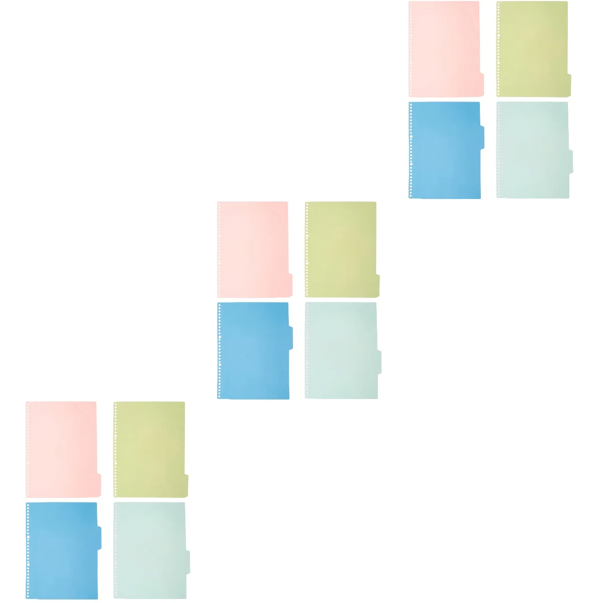 

Dividers Binder Ring Pagepaper File Divider Bookmarkpockets School Stationery Insertable Tabs Subjectbinders Insert Indexes