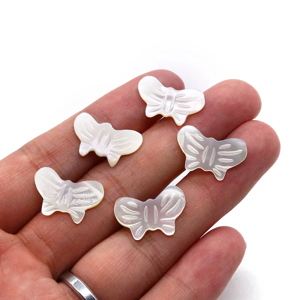 

Бусины из натуральной морской ракушки, резные бабочки, непористые бусины 12x20 мм, сделай сам, элегантное очаровательное женское ювелирное из...