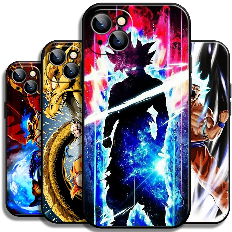 

Anime Dragon Ball For Apple iPhone 13 12 11 Pro Mini X XR XS Max SE 5 6 6S 7 8 Plus Phone Case Liquid Silicon Back Soft Coque