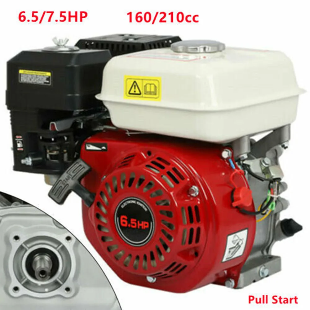 

6.5/7.5HP 4-Stroke 160/210cc fuel oil Engine Pull start Fit Honda GX160 OHV Air Cooled General,Motorcycle accessories engine