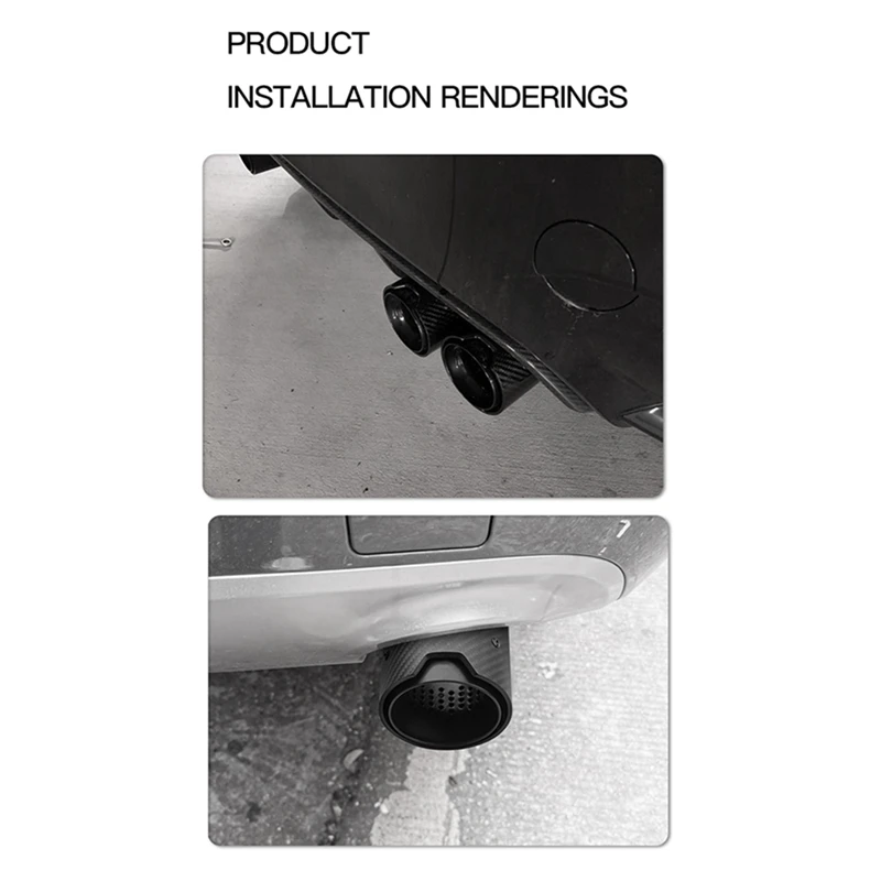 1 шт. насадка для выхлопной трубы задняя выхлопная труба BMW M2 M3 M4 M135I M235I M140I M240I