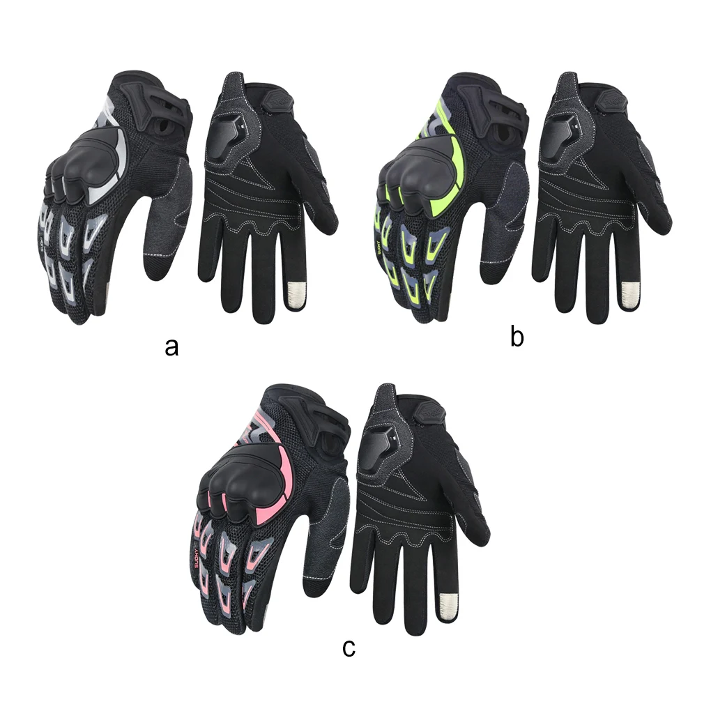 

1 пара мотоциклетных перчаток удобные перчатки ударопрочная защита рук Нескользящая защита аксессуар черный
