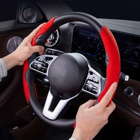 multi color universal steering wheel cover for car style anti slip steering wheel protection covers turn fur auto accessories