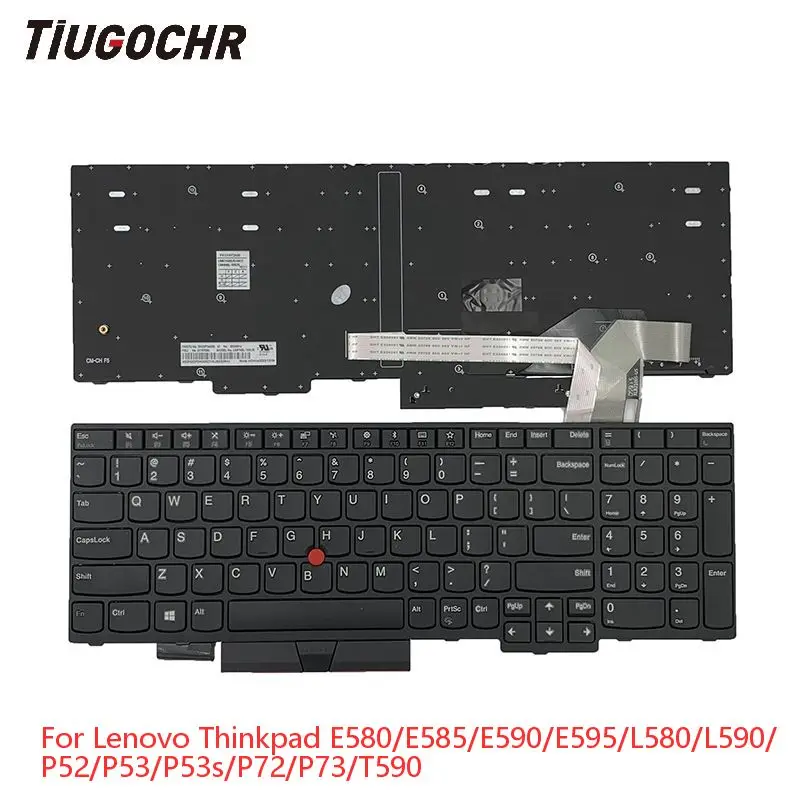 

Новая английская клавиатура для ноутбука ThinkPad E580 E585 E590(20NB 20NC) E595(20NF) клавиатуры
