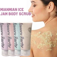 200ml body scrub fruity fragrance summer moisturizing remove dead skin bath scrub gentle delicate exfoliating cream body