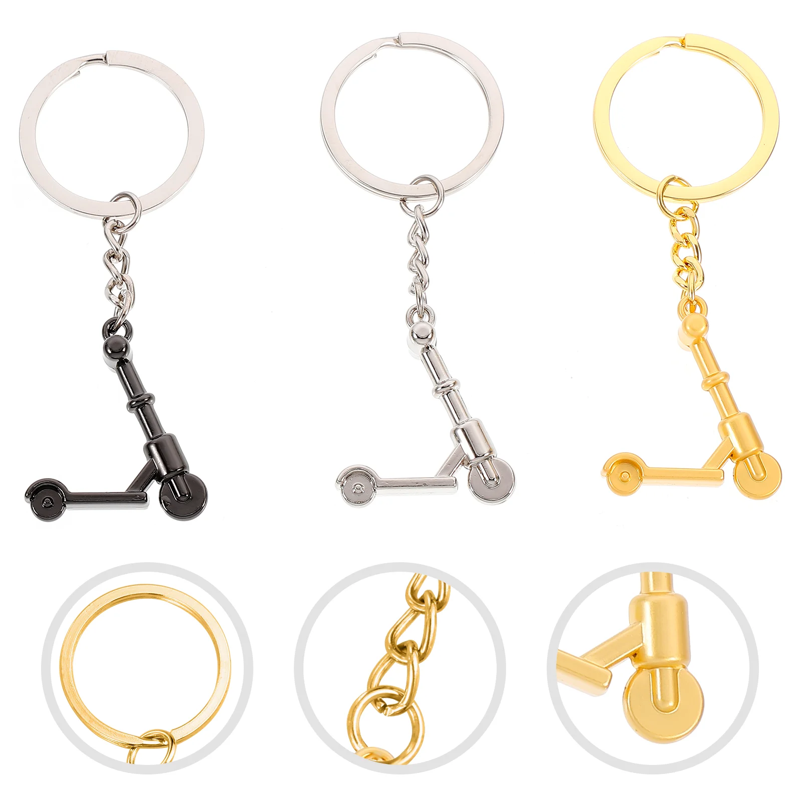

Keychain Scooter Giftxmas Pendant Skateboard Car Moped Alloy Decorpresent Kerying Bike Christmas Hanging Boy Miniature Key