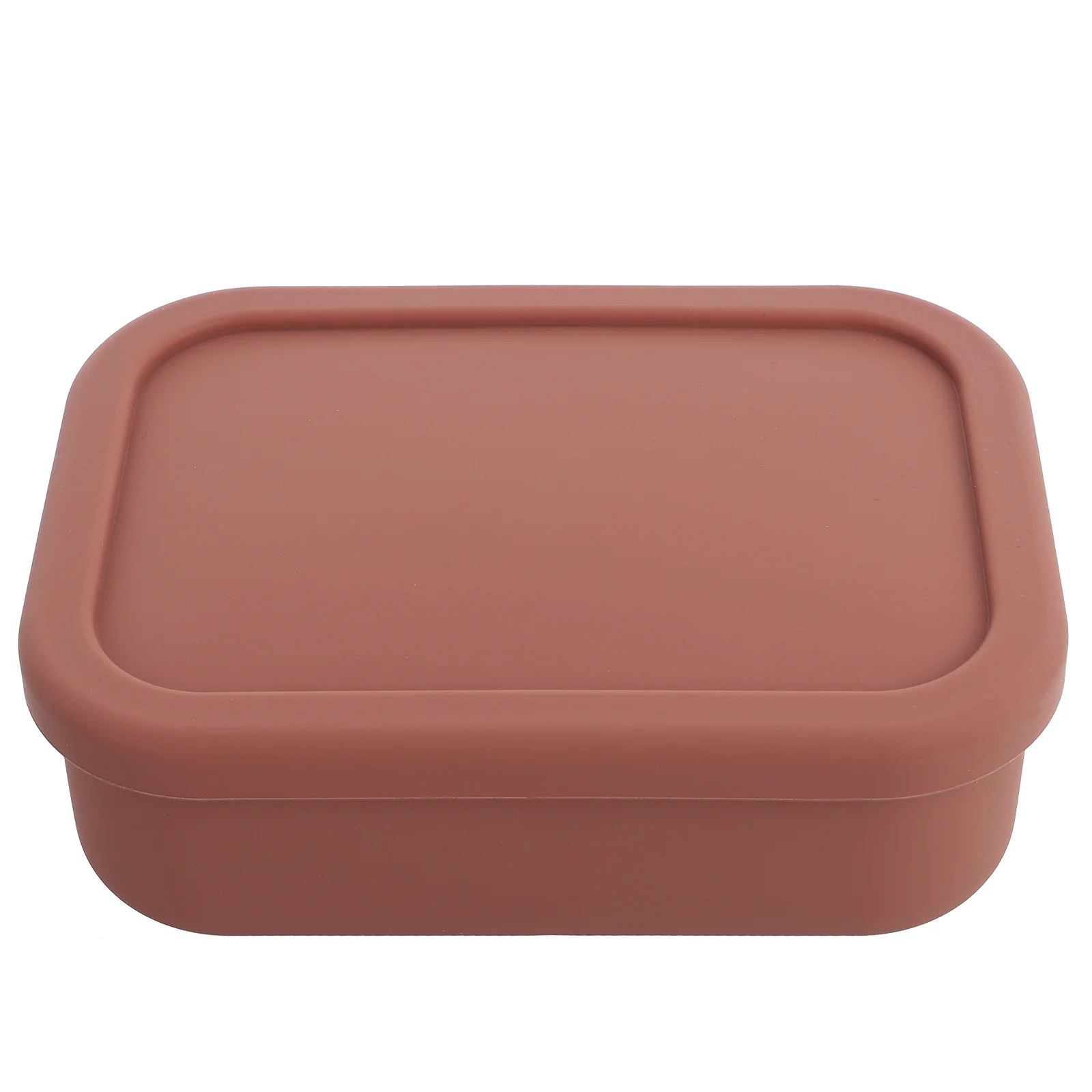 

Silicone Bento Container Reusable Lunch Container Sandwich Box 3 Compartment Bento Box Rubber Bento Box