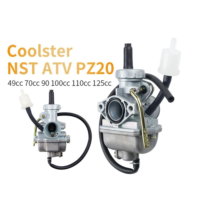 Карбюратор для квадроцикла плоский всасывающий Стандартный PZ20 49Cc 70Cc 90 100Cc 110Cc 125Cc
