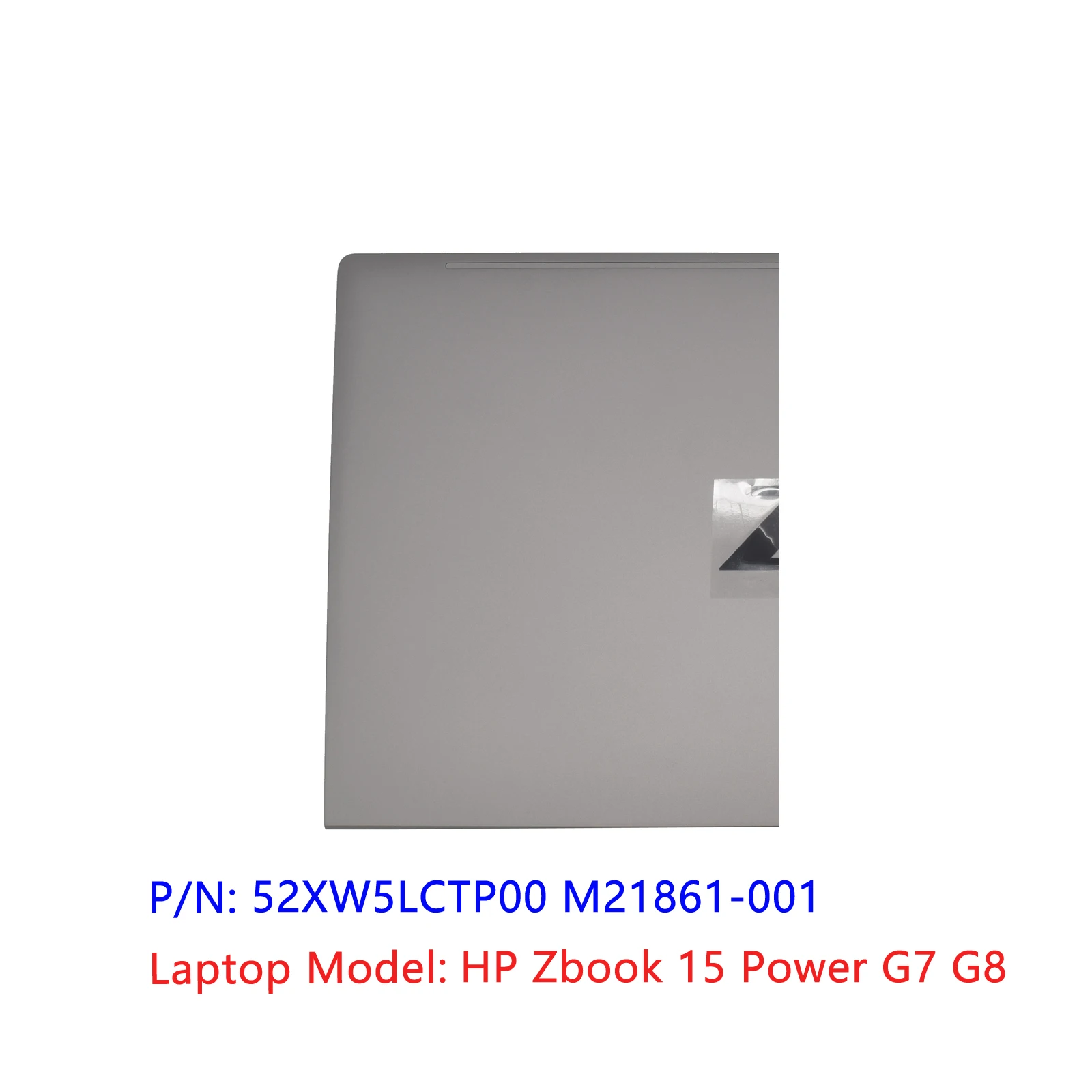 Серый оригинальный новый для HP Zbook 15 Power G7 G8 верхняя задняя крышка с ЖК-дисплеем