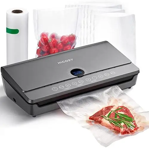

Vacuum Sealer Machine, Food Vacuum Sealer with Built-in Cutter and Bag Storage, Air Sealer Machine for Sous Vide and Food Storag