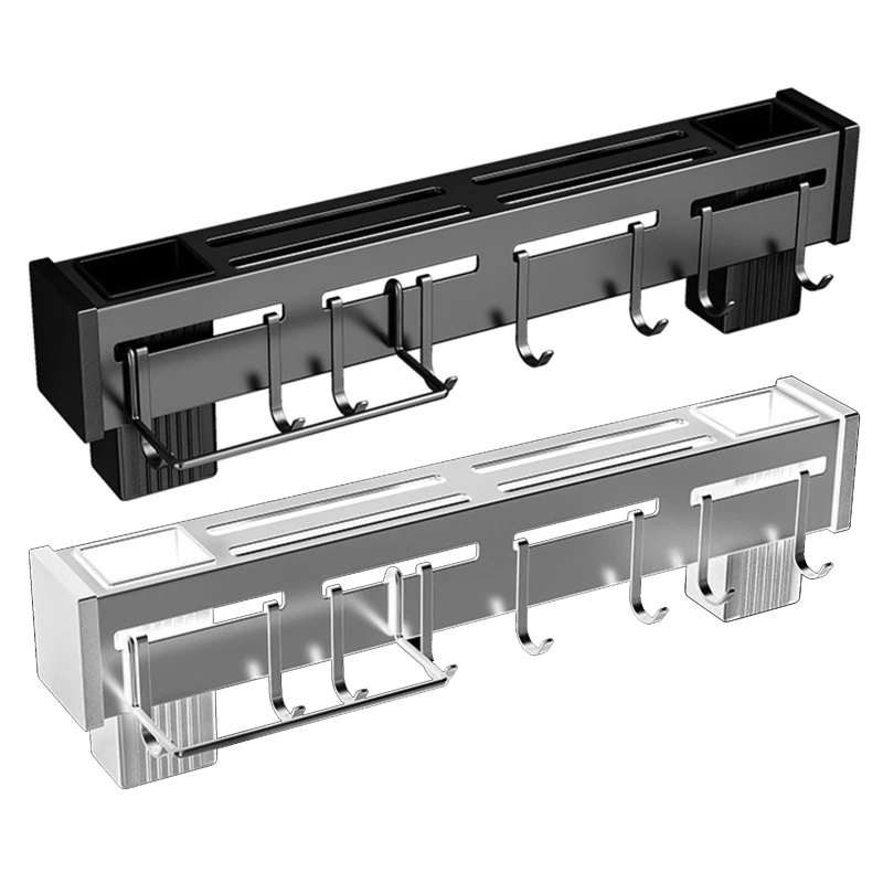 

Stainless Steel Knife Holder Wall Mounted Removable Chopstick Storage Rack