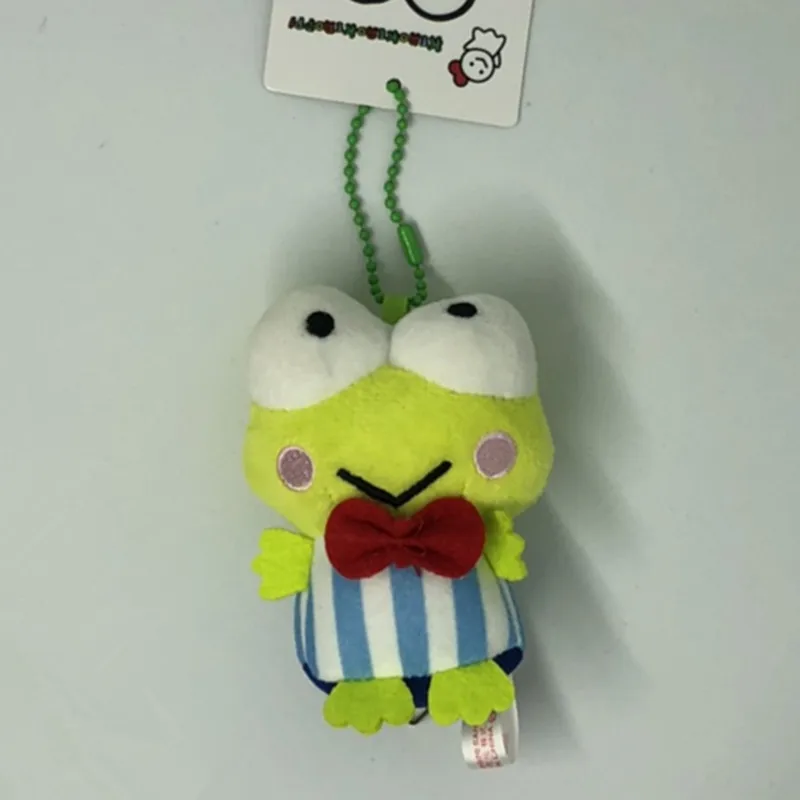 

New Kawaii Cute Frog Plush Keychain Kids Stuffed Toys Small Pandent For Children Gifts 8CM