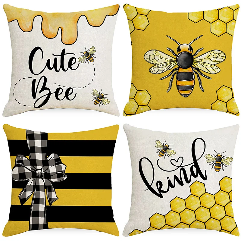 

Льняная подушка в скандинавском стиле для спинки автомобиля и дивана, 45x45 см