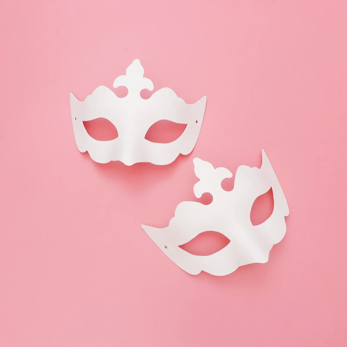 

10Pcs Crown Shape Mask Hand-Painted Mask Halloween DIY Blank Mask Eco-friendly Pulp Party Mask Masquerade Costume Cosplay