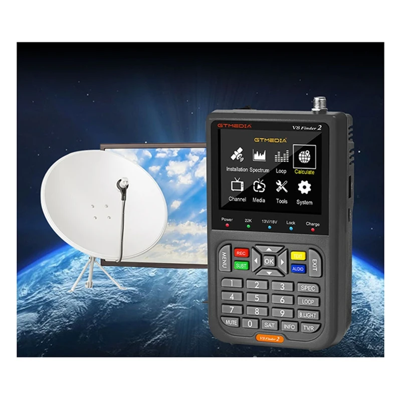Gtmedia V8 Finder2 спутниковый искатель цифровой измеритель сигнала измерительный
